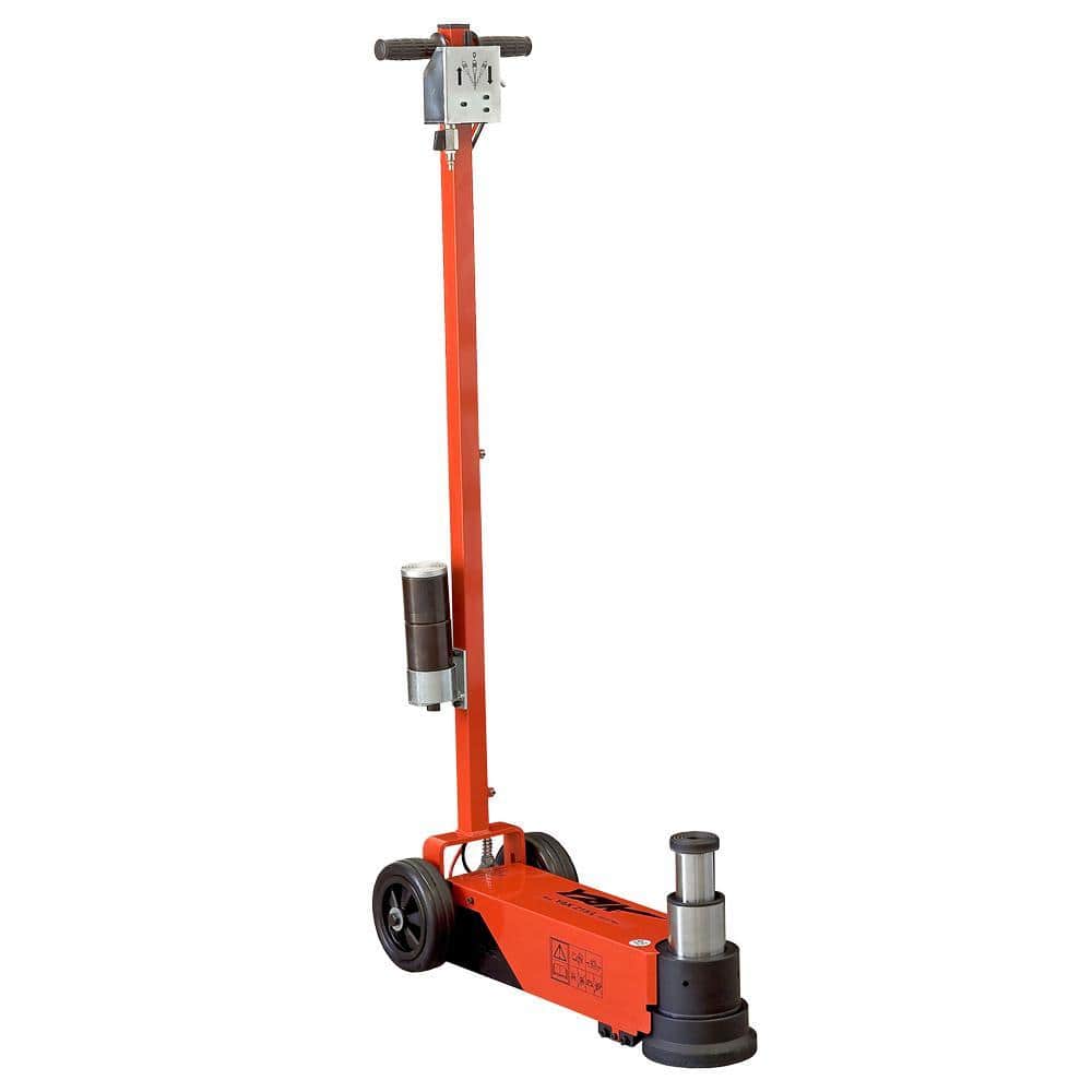 ESCO 44-Ton/22-Ton Premium 2-Stage Air Hydraulic Low Profile Jack