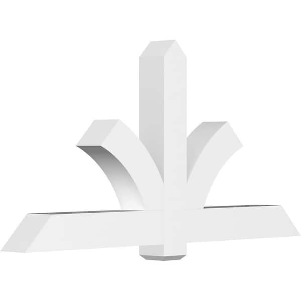 Ekena Millwork Redmond 72 in. W x 36 in. H x 6 in. D Signature Polyurethane Bracket