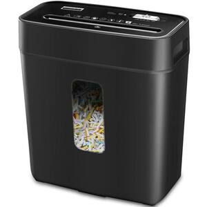 Yichuhaoxi Paper Shredder 6-Sheet Cross-Cut Shredder, Card
