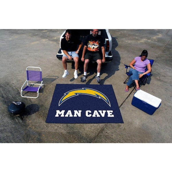 FANMATS San Diego Chargers Blue Man Cave 3 ft. x 4 ft. Area Rug 14360 - The  Home Depot