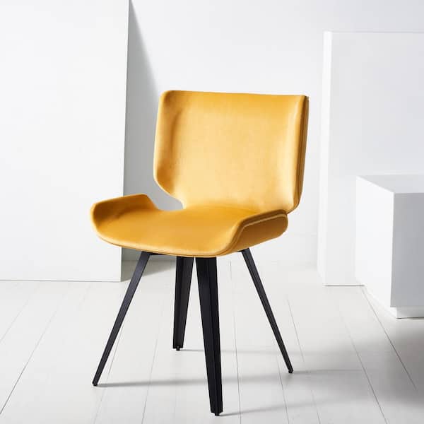SAFAVIEH Matty Mustard Accent Chair