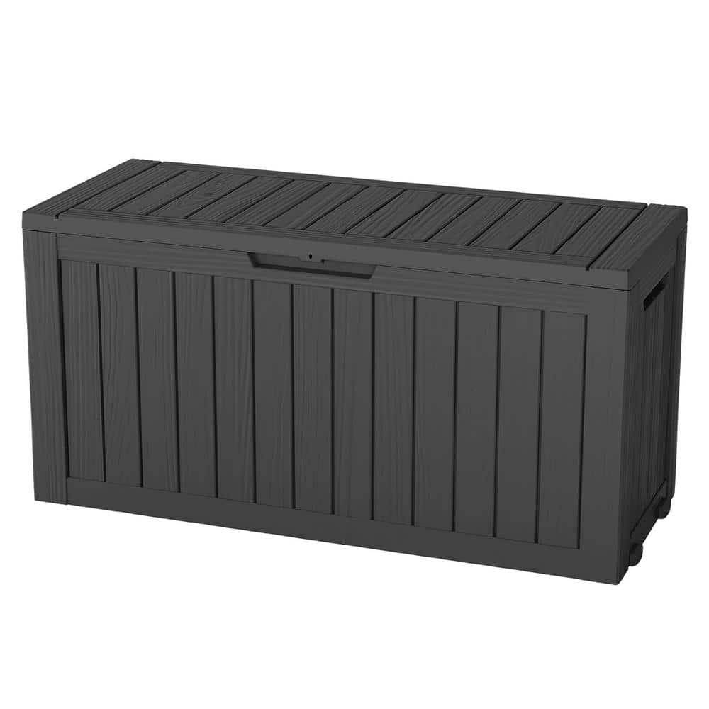 72 Gal. Black Resin Lockable Deck Box