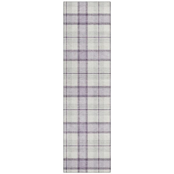 Chantille Machine Washable Indoor/Outdoor Abstract ACN1052 Lavender 2 ft. 3 in. x 7 ft. 6 in. Area Rug