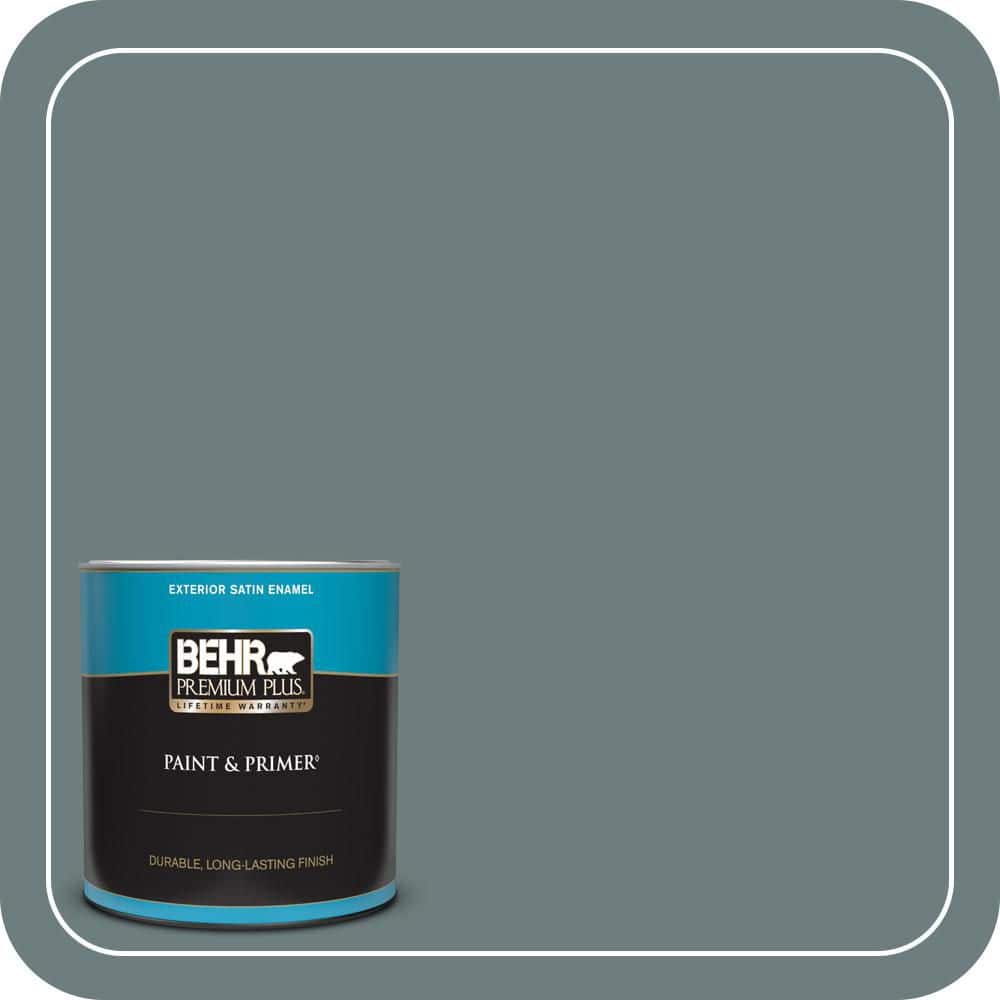 1 qt. #N440-5 Coney Island Satin Enamel Exterior Paint & Primer price history on PriceWatchPro