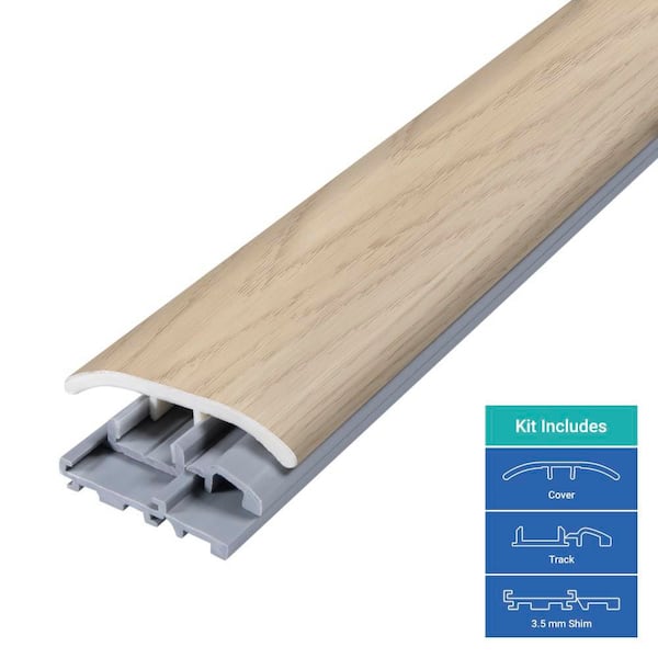 Spring Park 0.31 in. T x 2 in. W x 78.7 in. L Vinyl 4-in-1 Molding