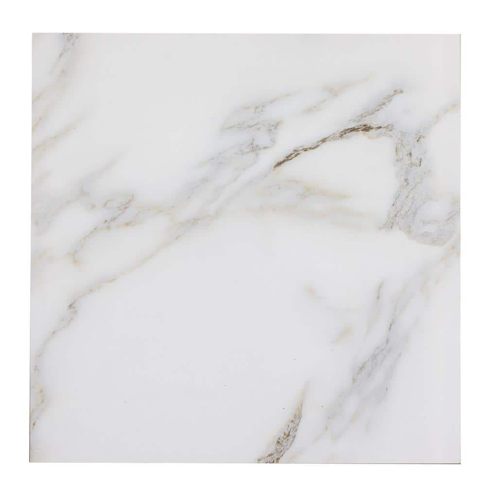 Abolos Tuscan Design Calacatta Gold Square 8 In. X 8 In. Marble Look 