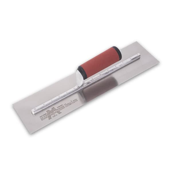 MARSHALLTOWN 16 in. x 4 in. Straight Durasoft Handle Finishing Trowel
