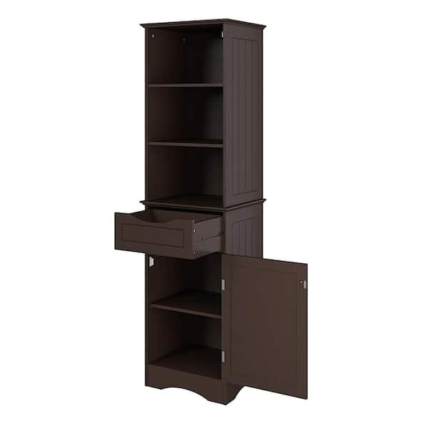 Sarah Storage Cabinet - Espresso  Beautiful bathroom furniture for every  home - Wyndham Collection