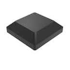 VersaRail 4.25 in. x 4.25 in. Matte Black Aluminum Rail Post Top
