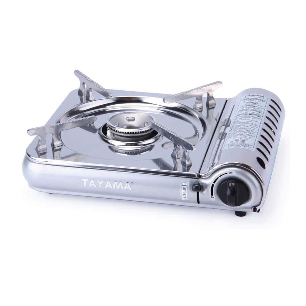 Tayama 8,000 BTU Stainless Steel Gas Portable Camping Stove