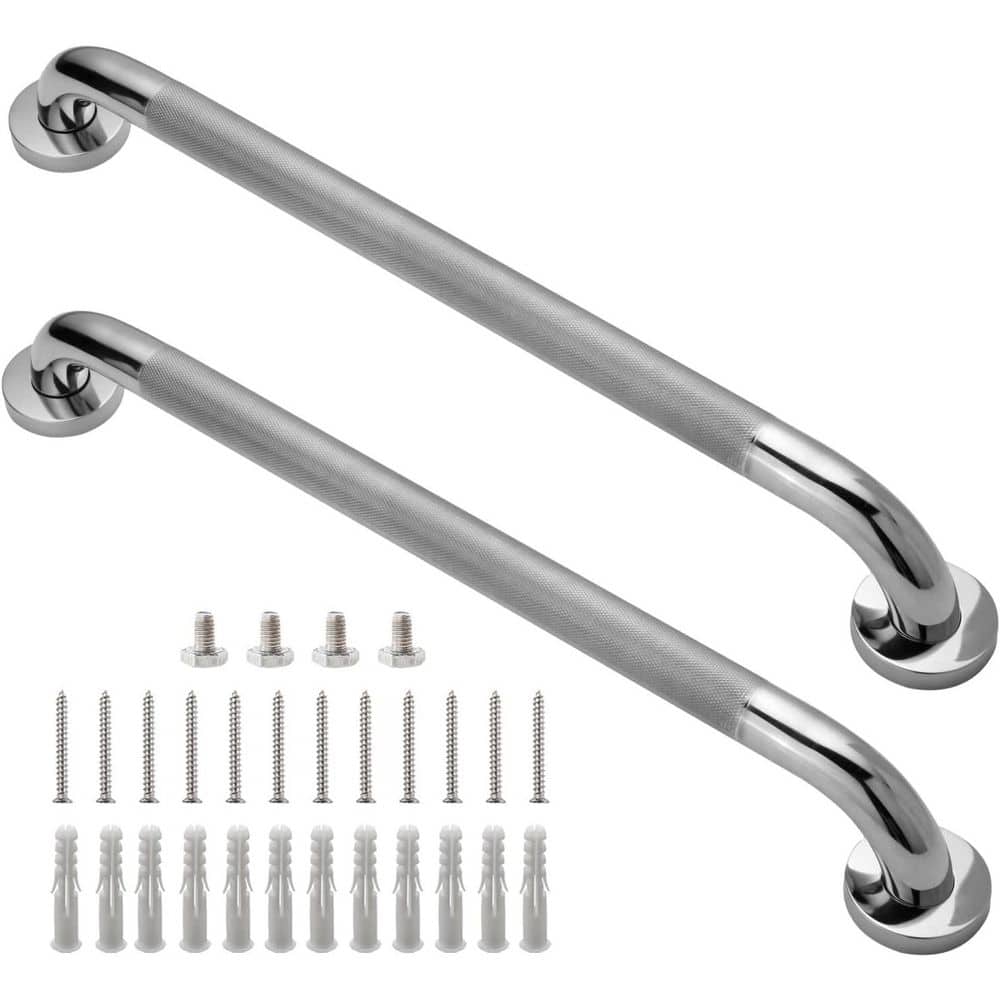 24.9 in. Concealed Screw Grab Bar, Stainless Steel, Waterproof, Rust-Proof,