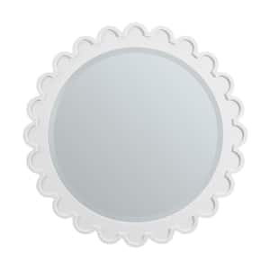 Adelese 32.0 in. W x 32.0 in. H Framed Wall Bathroom Vanity Mirror in Bright White