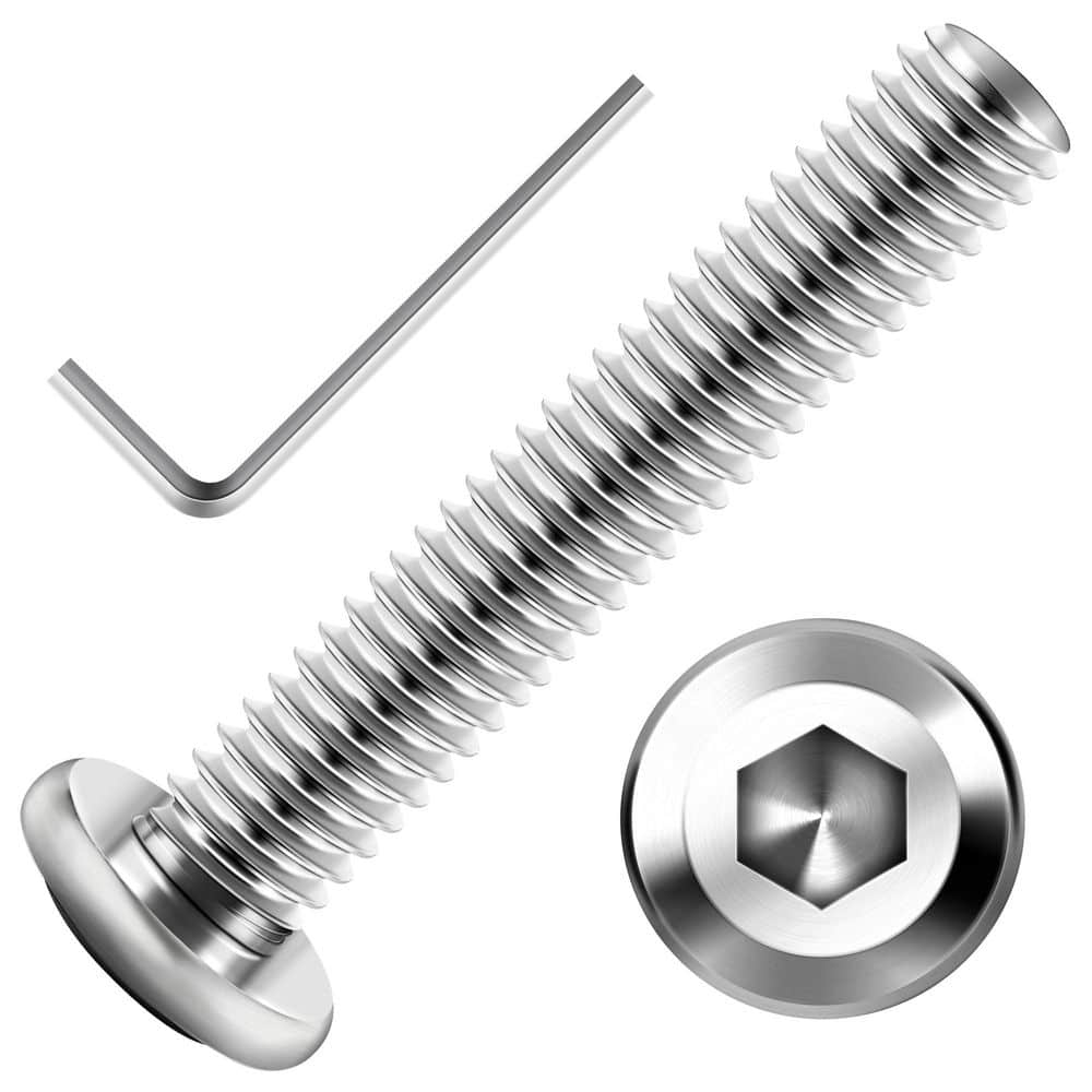 M6 x 35 mm Silver Hex Button Head Socket Cap Screws (30-Piece) price history on PriceWatchPro