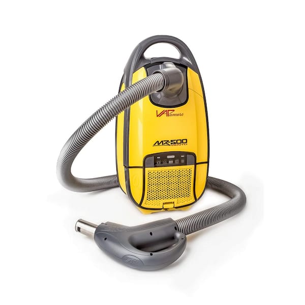 Vapamore MR-500 Vento Bagged Corded HEPA Filter Multisurface Cleaning Canister Vacuum - Yellow - 2