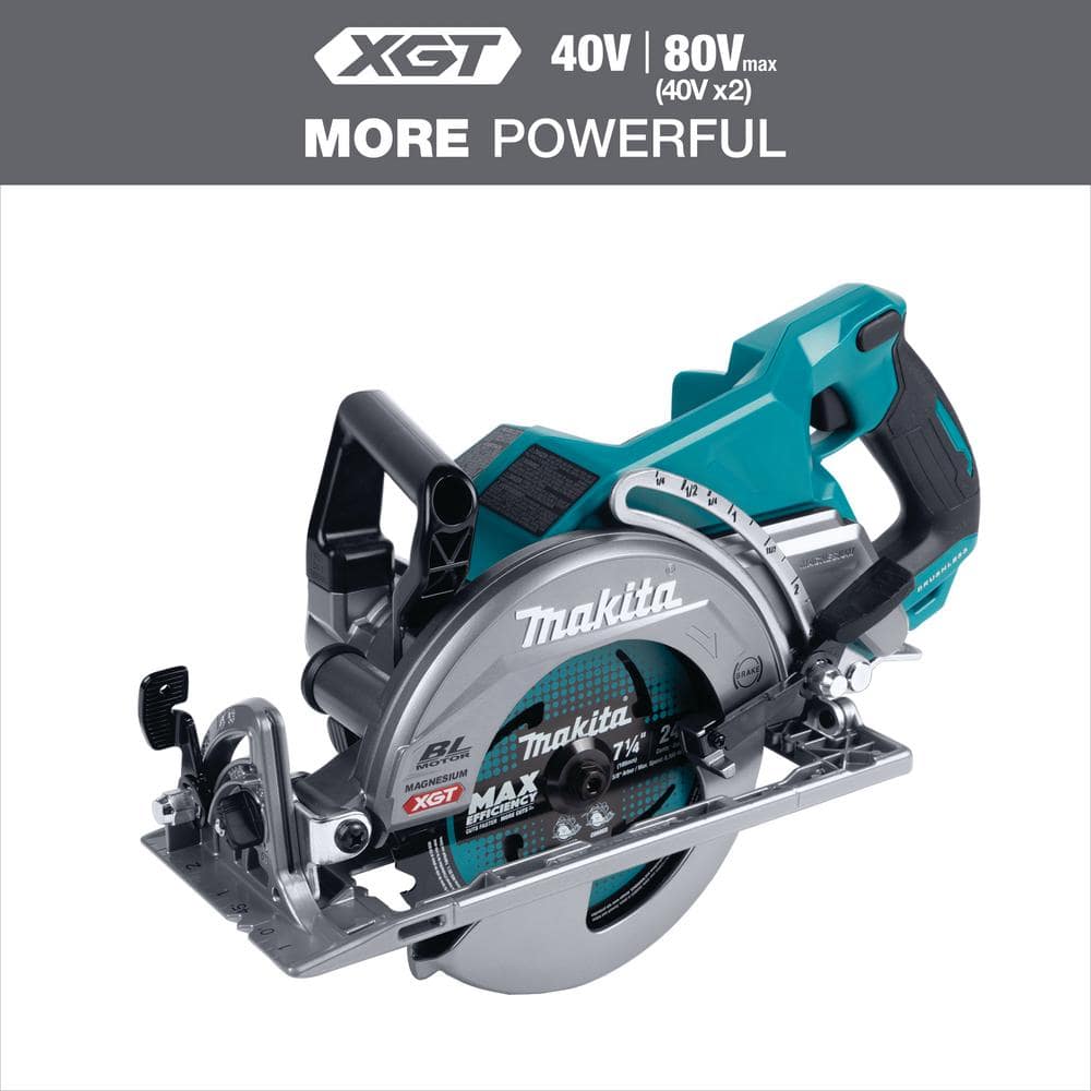 Makita 40V Max XGT Brushless Cordless Rear Handle 7-1/4 in. Circular Saw (Tool Only)