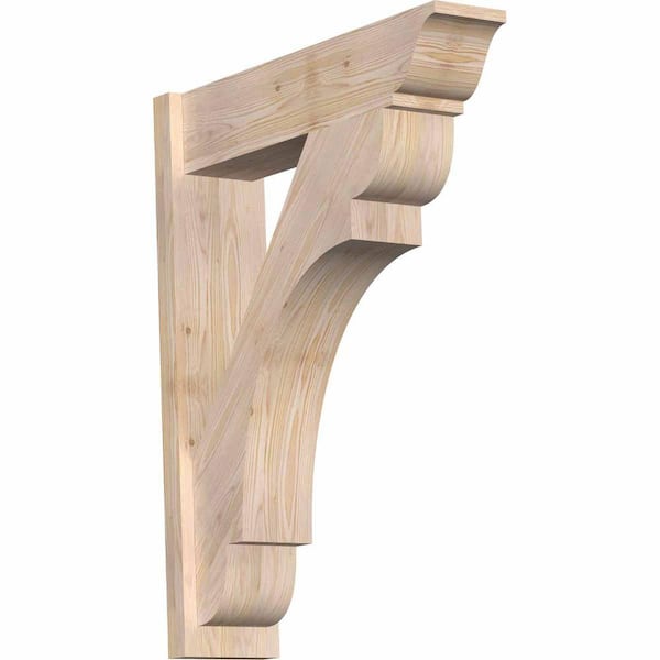 Ekena Millwork 8 in. x 38 in. x 30 in. Douglas Fir Olympic Traditional Smooth Outlooker