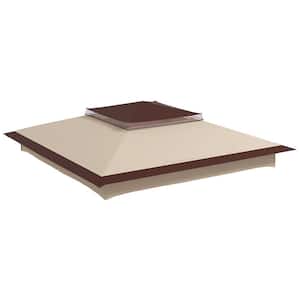 11 ft. x 11 ft. Beige Pop up Canopy Top Replacement Cover, TOP Cover ONLY