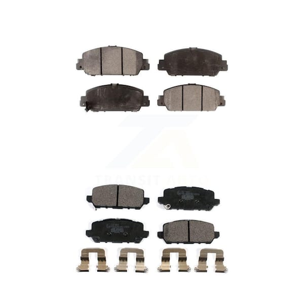 TEC Front Rear Ceramic Brake Pads Kit For 2016-2022 Honda HR-V KTC-100522