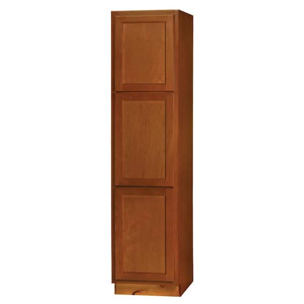 Unbranded 18 in. x 96 in. x 24 in. Broom Cabinet in Chocolate Beech