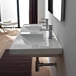 ML Wall Mounted Sink in White