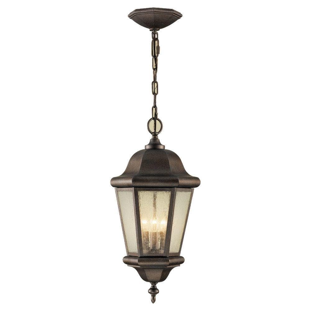 Generation Lighting Martinsville 10.25 in. W. 3-Light Bronze Outdoor ...