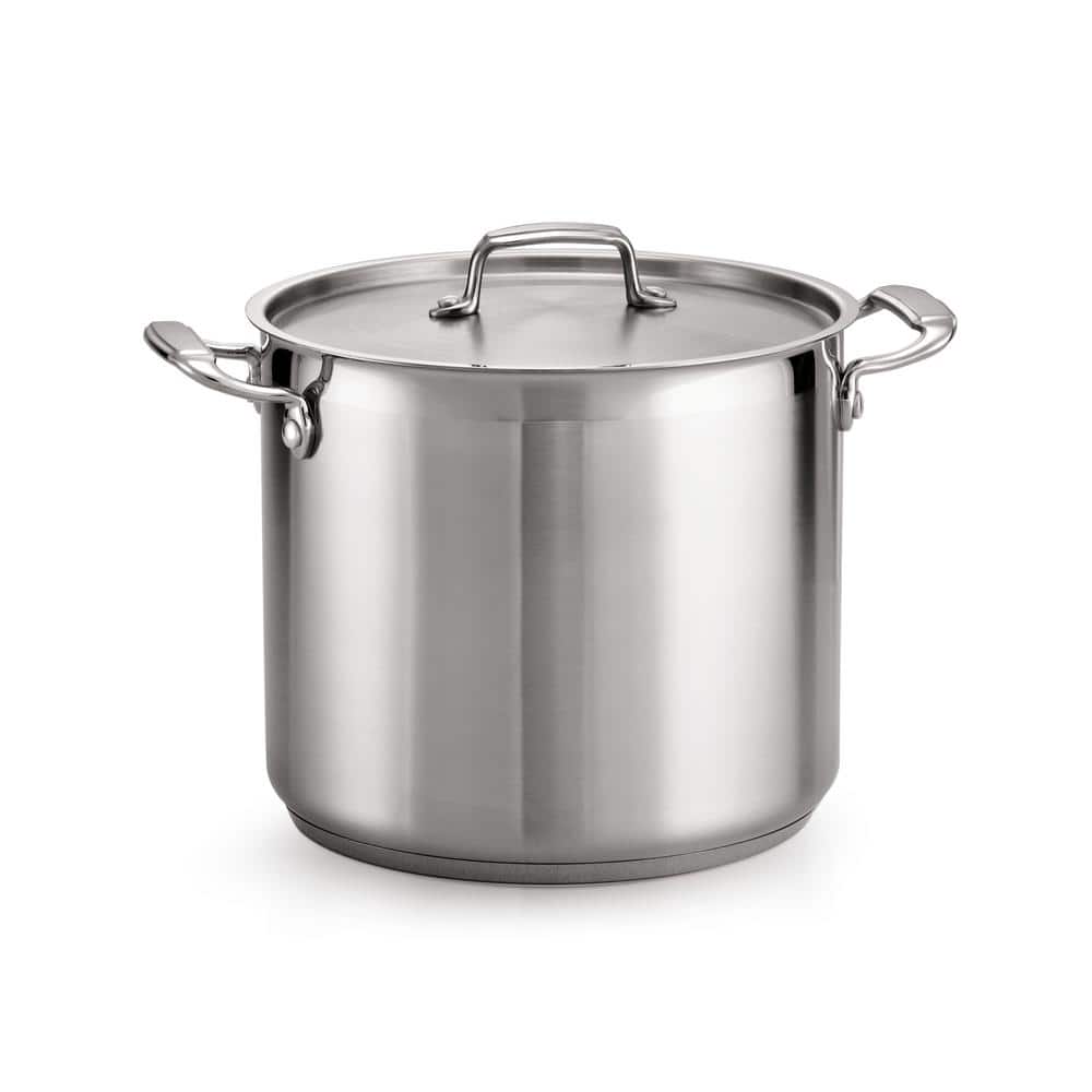 Tramontina 12-Quart Stainless Steel Stock Pot with Lid