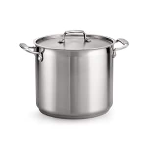 Gourmet 12 qt. Stainless Steel Stock Pot with Lid