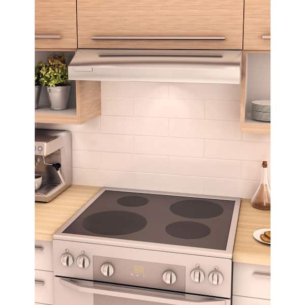 Inoxia GENESIS Genuine Stainless Steel Kitchen Backsplash - 30 Inch Wide  with Adjustable Height