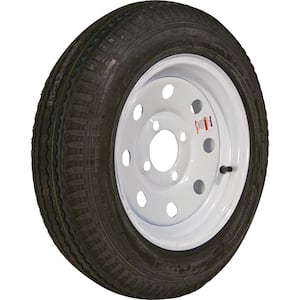 480-12 K353 BIAS 990 lb. Load Capacity White 12 in. Bias Tire and Wheel Assembly