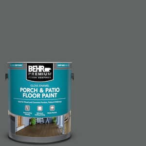1 gal. #BXC-41 Charcoal Gloss Enamel Interior/Exterior Porch and Patio Floor Paint