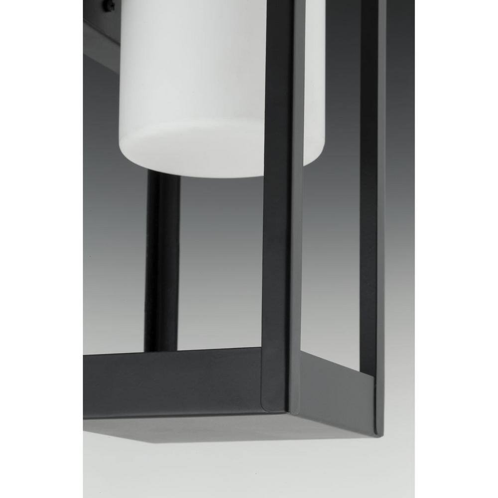 Patewood Black Stainless Steel 19.38" Outdoor Post Lantern