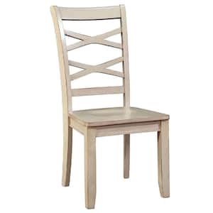 Giselle White Transitional Style Side Chair (2-Pack)