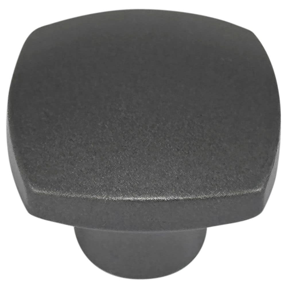 Aventura 1-1/2 in. Matte Grey Square Cabinet Knob price history on PriceWatchPro