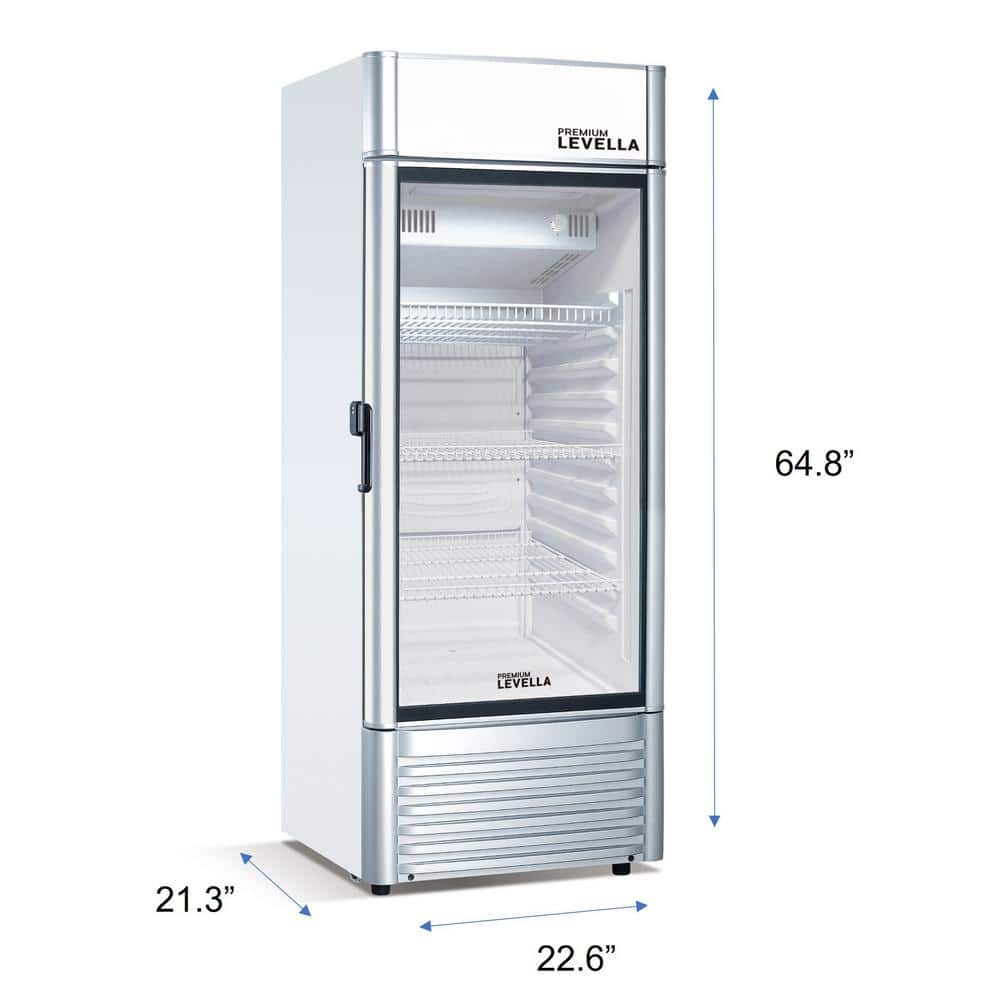 Silver Energy Star Single Door Beverage Refrigerator