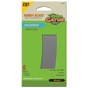 Gator Flexible Multi-surface Sanding Pads - Coarse Grit - Aluminum Oxide -  Black - 3-Pack 4157-012