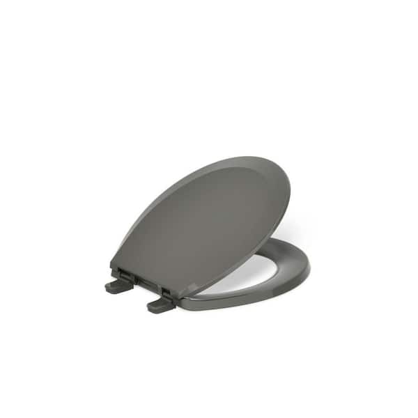 Lustra Round Q2 Advantage Toilet Seat in Thunder Grey