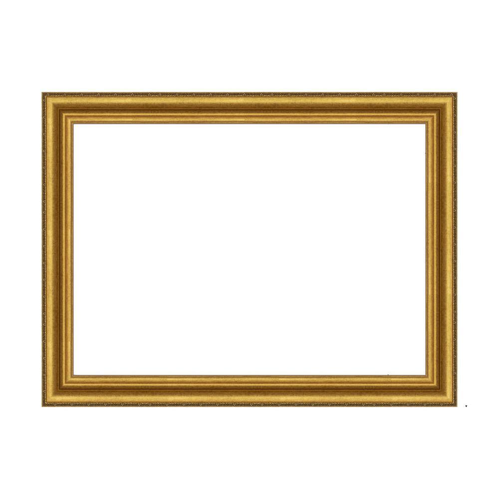 Mirror Makeover Parlor Gold 41.25 in. W x 31.25 in. H Bathroom Mirror Frame Border Kit-Fits a 40 x 30 mirror price history on PriceWatchPro