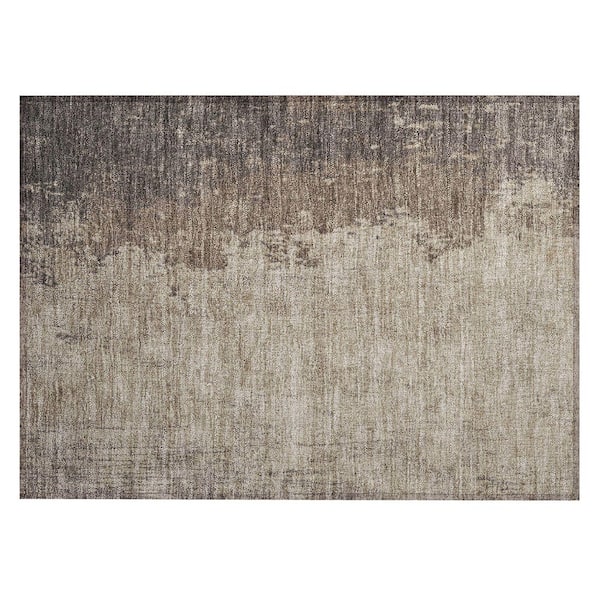 Chantille Machine Washable Indoor/Outdoor Abstract ACN1912 Taupe 2 ft. x 3 ft. Accent Rug