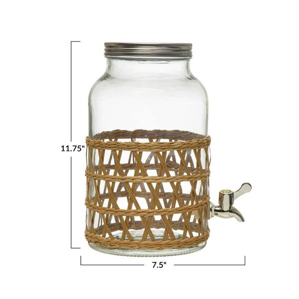 Large-capacity Glass Jar With Faucet Can Be Put In The