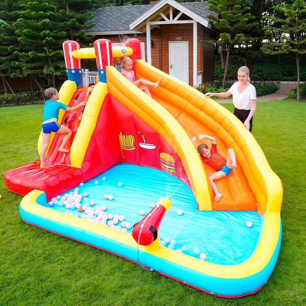 inflatable backyard playsets