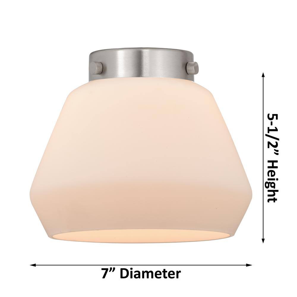 Fulton Matte Black and Smoke Glass Mini Pendant Light