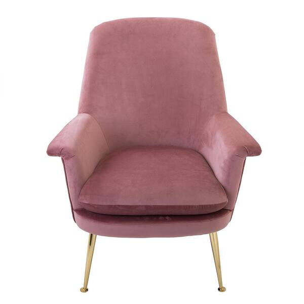 dark pink armchair