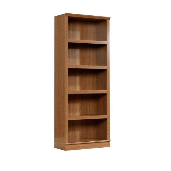 SAUDER HomePlus Collection Sienna Oak 5-Shelf Bookcase-DISCONTINUED