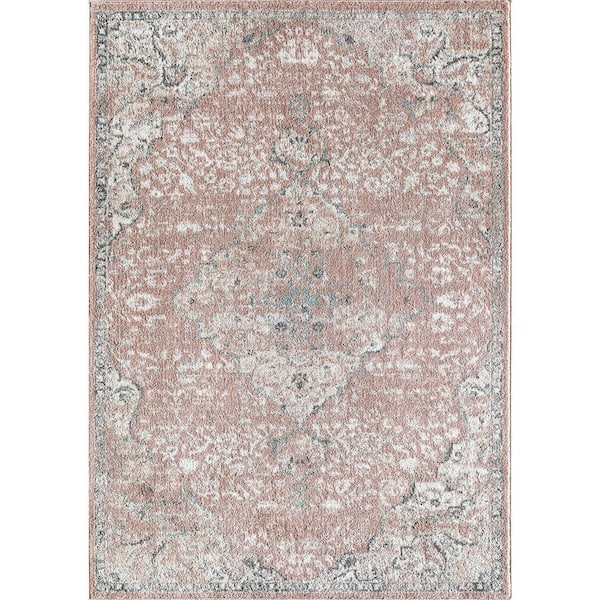 Pink Amaranth 2 ft. x 12 ft. Indoor Area Rug