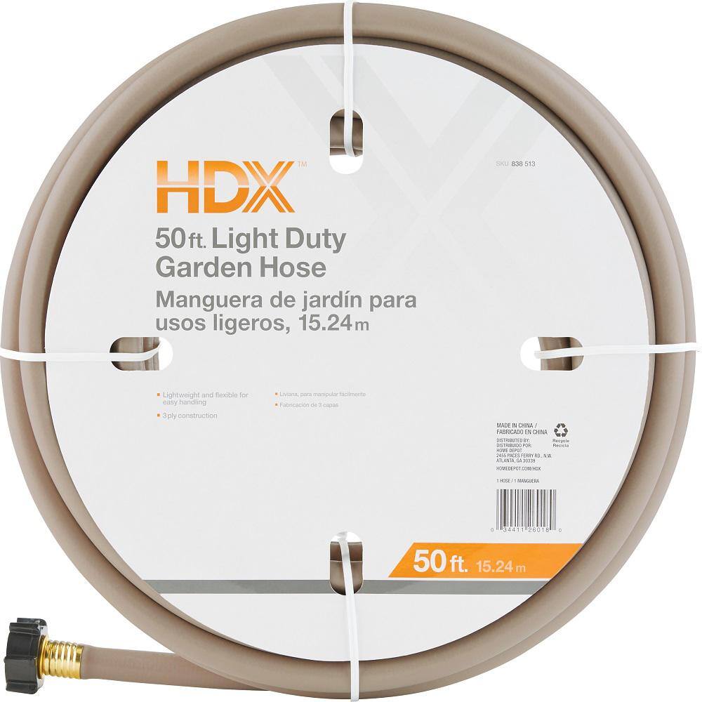 Gilmour 1/2 in. Dia x 50 ft. Light Duty Hose 8475011001 The Home Depot