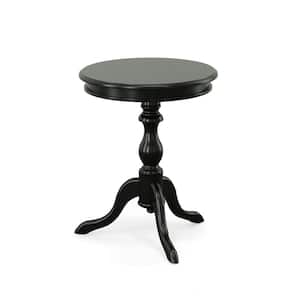Gilda Antique Black Side Table
