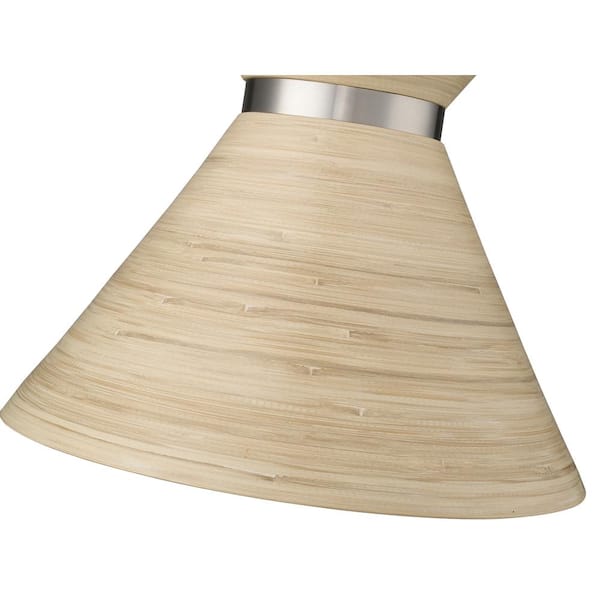 Millennium Lighting Jaycen 1-Light 13.62 in. Brushed Nickel