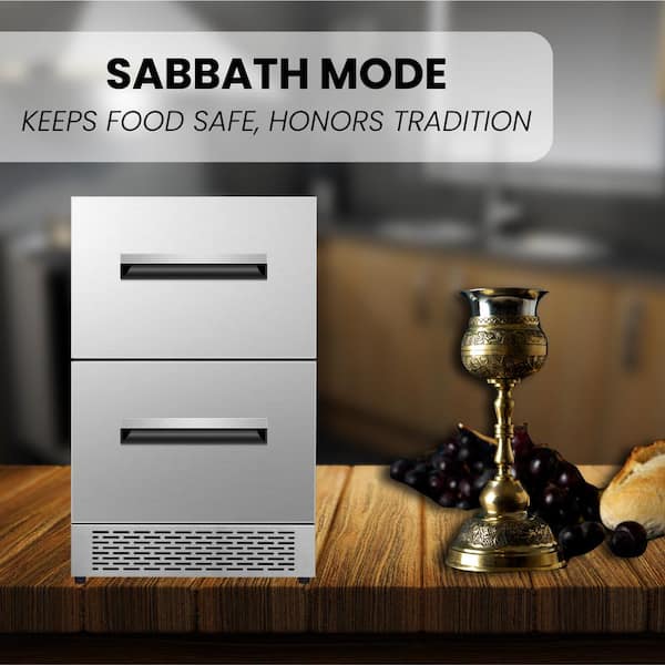 Equator 24 in. 5.29 cu. ft. Auto Defrost Convertible Refrigerator