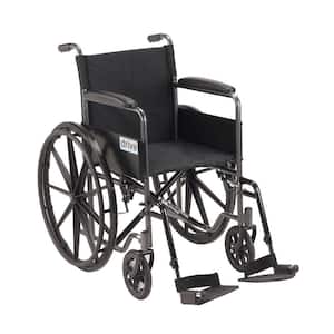 Silver Sport 1 Wheelchair with Full Arms and Swing Away Removable Footrest