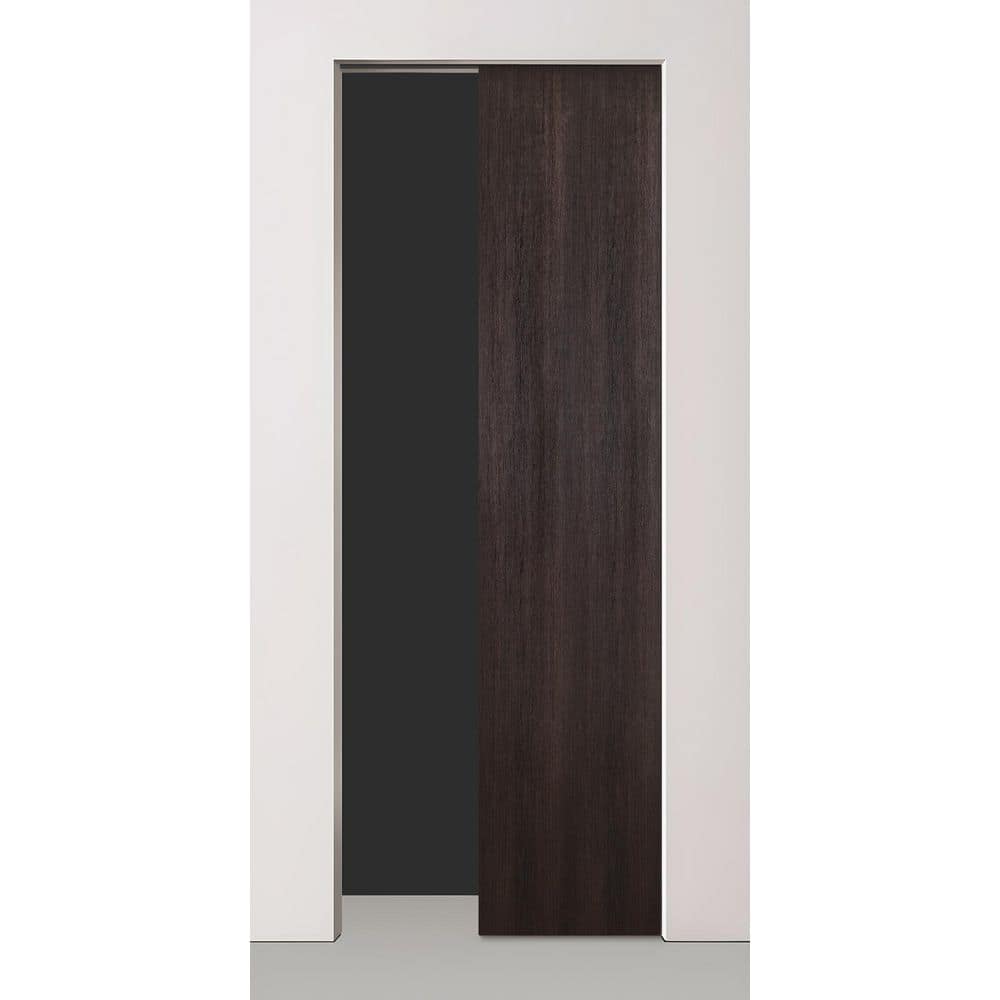 Optima 36 in. x 96 in. Veralinga Oak Composite Pocket Door with Hidden Frame and Hardware price history on PriceWatchPro